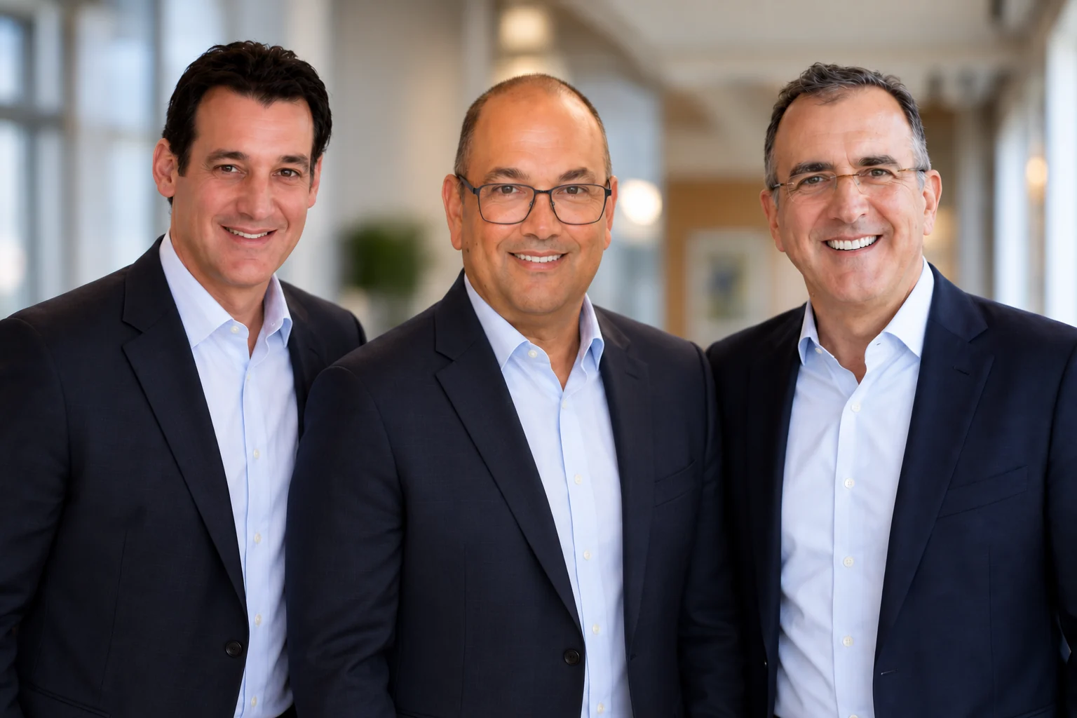 Dan Romano, Geoff Rohrer, and Don Webster, the leadership team of Healthcare Solutions US